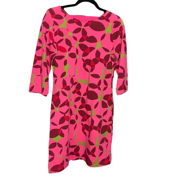 Pink Sheath Dress with 3/4 Sleeves and Scoop Neck NWOT - Picture 1 of 4
